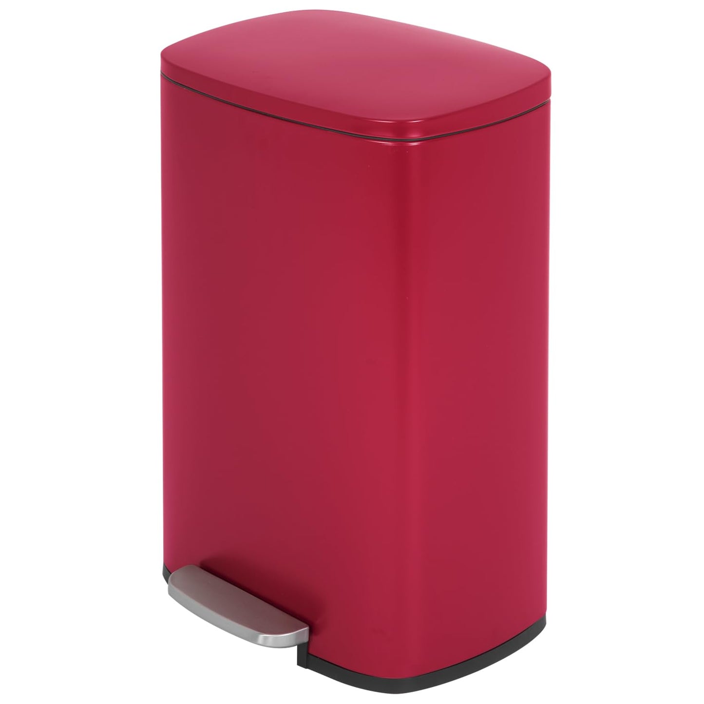 PayLessHere 13 Gallon (50L) in Home Recycling Bin Kitchen Stainless Steel Recycling Bin with Lid Removable Inner Bucket Foot Pedal Soft Close for Office Home Kitchen Garbage Can Trash Bin