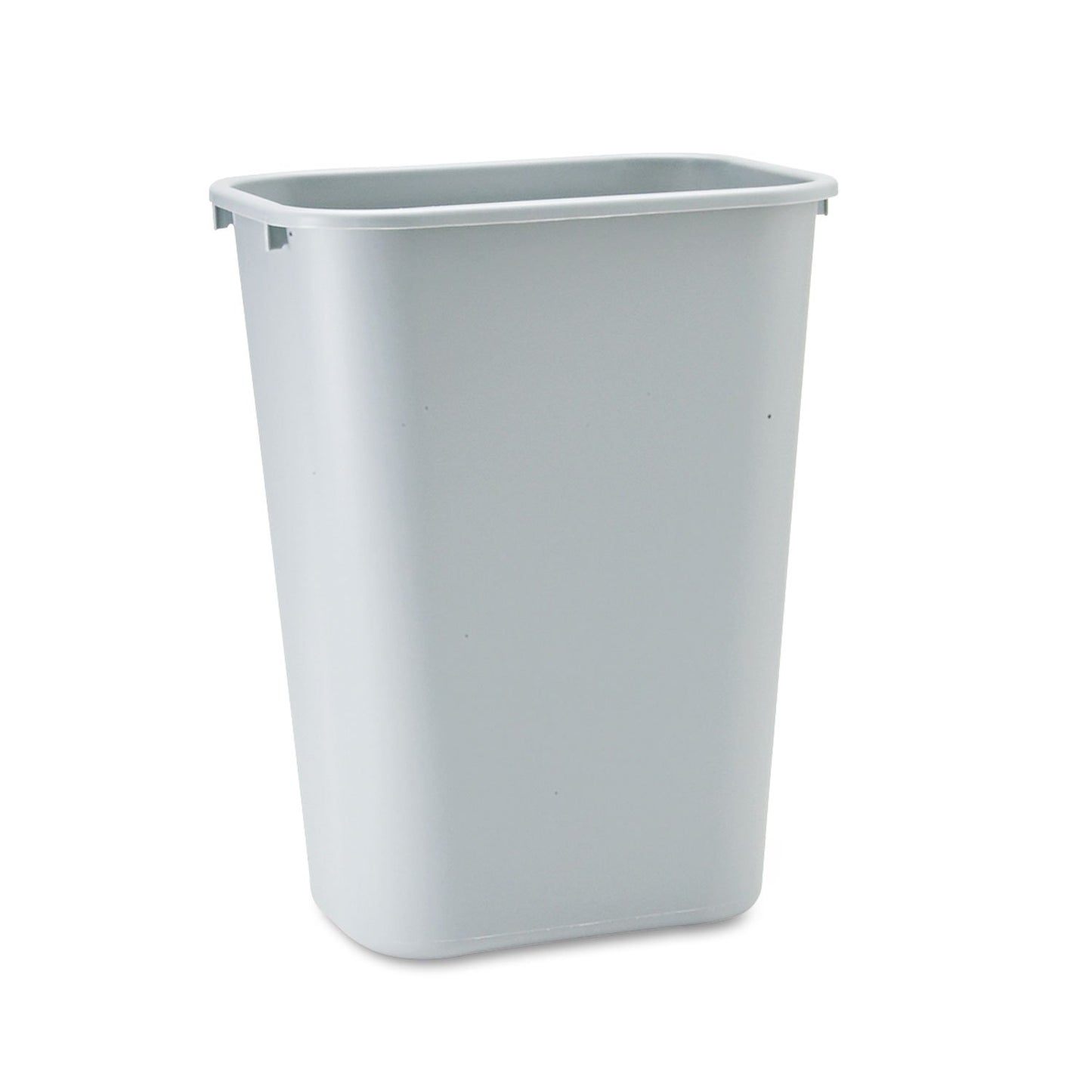 Rubbermaid Commercial Products Resin Wastebasket/Trash Can, 7-Gallon/28-Quart, Black, Plastic, for Bedroom/Bathroom/Office, Fits Under Desk/Sink/Cabinet
