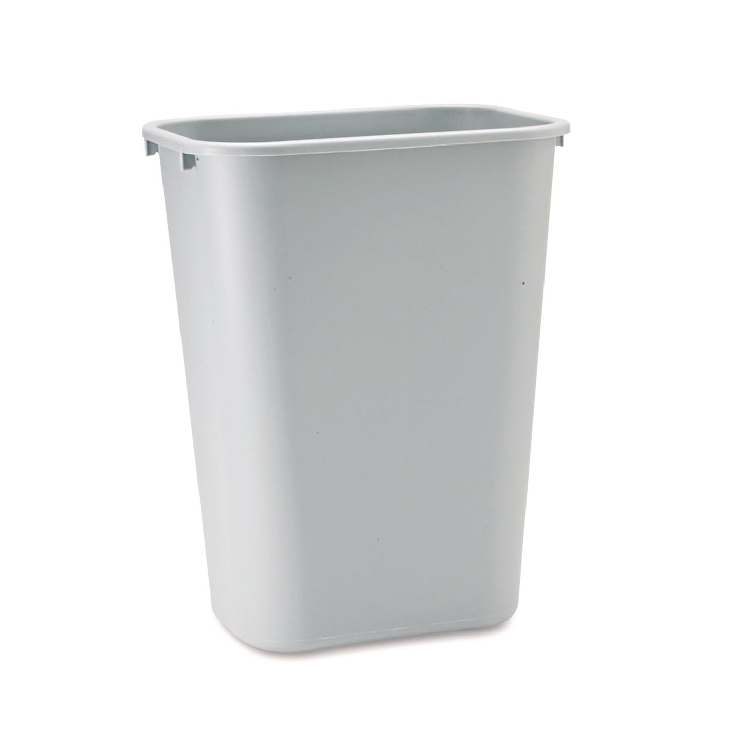 Rubbermaid Commercial Products Resin Wastebasket/Trash Can, 7-Gallon/28-Quart, Black, Plastic, for Bedroom/Bathroom/Office, Fits Under Desk/Sink/Cabinet